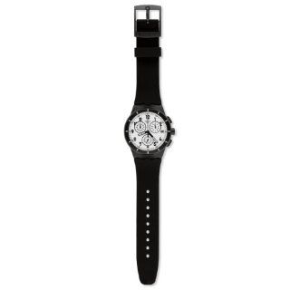 Swatch Twice Again Black Mens Watch SUSB401 at  Men's Watch store.