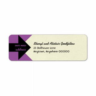 Pointing Arrow Moving Announcement Return Address Return Address Label