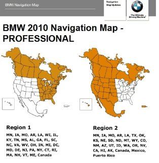 BMW 2010 Navigation DVD "PROFESSIONAL VERSION" Nav Disc North America NEWEST RELEASE! : In Dash Vehicle Gps Units : Car Electronics