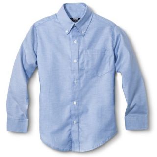 French Toast Boys School Uniform Long Sleeve Oxford Shirt   Lite Blue 8