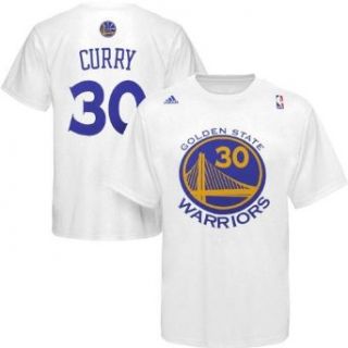 Golden State Warriors Stephen Curry Adidas White T Shirt (XXL): Clothing
