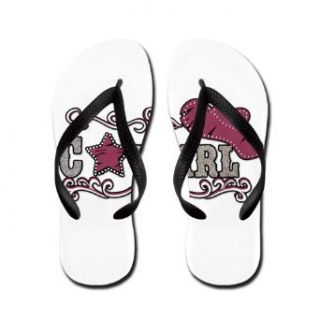 Artsmith, Inc. Women's Flip Flops (Sandals) Cowgirl Country Western Hat and Star: Costume Footwear: Clothing