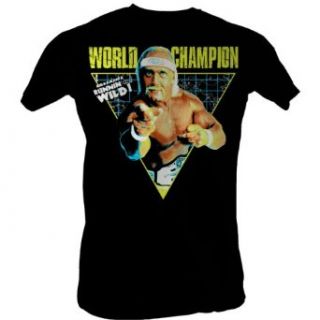 Hulk Hogan   Mens Wc Hogan T Shirt In Black, Size: XX Large, Color: Black: Clothing
