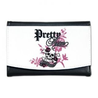 Artsmith, Inc. Mini Wallet Pretty Poison Forever Skull and Crossbones: Clothing