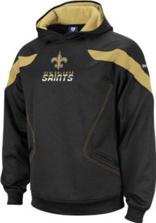 Reebok New Orleans Saints Sideline Kickoff Hooded Sweatshirt (Small) : Sports Related Merchandise : Clothing