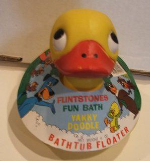 The Flintstones Hanna Barbera Vintage Yakky Doodle Bathtub Floater: Toys & Games