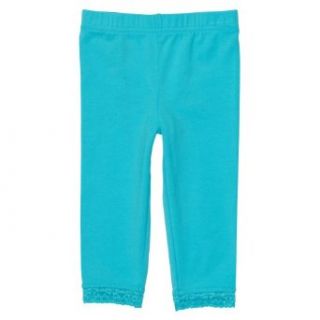 Carters Girls 4 6X Capri Leggings in Assorted Colors (5, Blue) Clothing