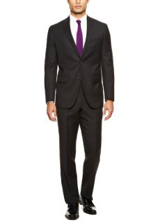 Tonal Pinstripe Suit by Prima Collezione Uomo