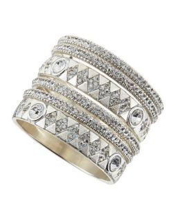 Cubic Zirconia Six Bangle Set