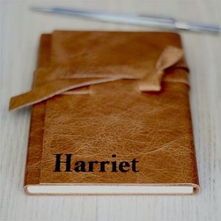 express* personalised leather journal by hope house press