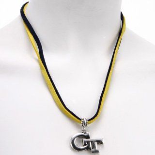 NCAA Georgia Tech Yellow Jackets Double Cord Necklace  Sports Fan Necklaces  Sports & Outdoors
