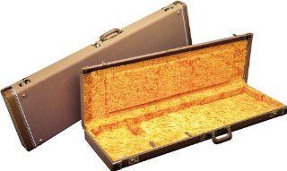 Fender 099 6178 422 Fender Deluxe Brown Case for Jazz Bass: Musical Instruments