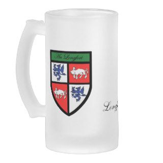 County Longford Map & Crest Mugs