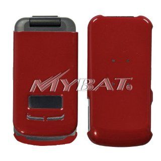 Red Protector Case SnapOn Phone Cover for Motorola i410 (Nextel, Boost Mobile, Southern LINC): Cell Phones & Accessories