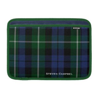 Traditional Campbell Clan Tartan Plaid Sleeves For MacBook Air