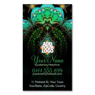 Magic Garden Fractal Business Card