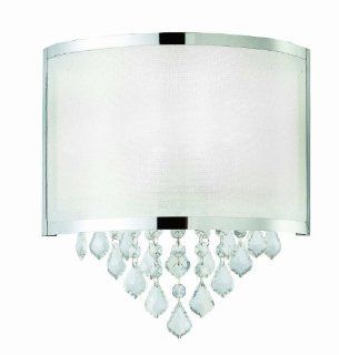 Canarm IWL435A01CH Reese 1 Light Wall Sconce   Crystal Wall Sconce  