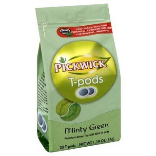 Senseo Pickwick T Pods, Minty Green, 20 Count Bags (Pack of 6) : Green Teas : Grocery & Gourmet Food