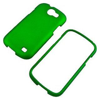 Green Rubberized Protector Case for Samsung Galaxy Express SGH i437 Cell Phones & Accessories