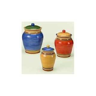 Santa Fe Pacific Rim Set of 3 Canisters: Kitchen Products: Kitchen & Dining