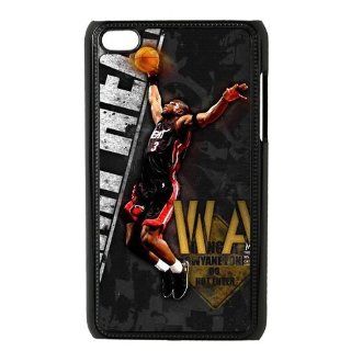 Custom Miami Heat Dwyane Wade Cover Case for iPod Touch 4 4th IP 10409: Cell Phones & Accessories