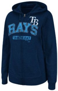 MLB Tampa Bay Rays Real Flava Long Sleeve Full Zip Hoodie Women's : Sports Fan Sweatshirts : Sports & Outdoors