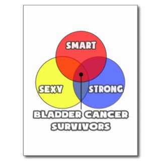 Venn Diagram .. Bladder Cancer Survivors Postcards