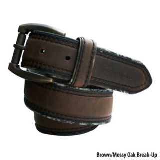 Browning 1.6 Brown/Camo Crazy Horse Leather Belt 446635