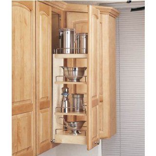 Rev A Shelf 448 WC 8C 8 in. W Kitchen Upper Cabinet Pull Out Organizer, 8 in. W x 10 3/4 in. D x 26 1/4 in. H, Chrome: Home Improvement