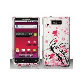 Motorola Triumph WX435 (Virgin Mobile) Pink Vines Design Hard Case Snap On Protector Cover + Free Magic Soil Crystal Gift: Cell Phones & Accessories