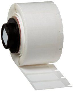 Brady PTL 17 449 TLS 2200 and TLS PC Link 1" Width x 0.5" Height, B 449 Removable Polypropylene, Matte Finish White Label (500 per Roll): Industrial & Scientific