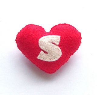 personalised love letter brooch by ilovehearts