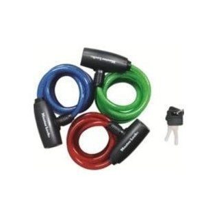 Bicycle Cable Lock with Key   3 Ft.   Colors May Vary : Cable Bike Locks : Sports & Outdoors