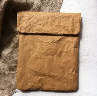 recycled brown paper ipad case by exclusive roots