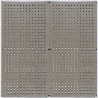 Bullet Board Metal Pegboard, Gunmetal (2 Per Box)   Pegboard Sheets  