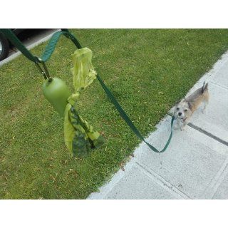 Earth Rated Green Dog Waste Bag Dispenser for Leash (Includes 15 scented bags) : Pet Waste Bags : Pet Supplies