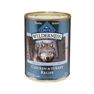 Blue Buffalo Wilderness Chicken & Turkey Recipe Canned Dog Food : Dry Pet Food : Pet Supplies