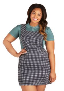 Dotted and Adorable Jumper in Plus Size  Mod Retro Vintage Skirts