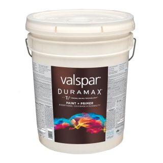 Valspar Duramax 630 fl oz Exterior Satin Tintable Latex Base Paint and Primer in One with Mildew Resistant Finish