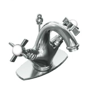 Jado 845018.444 Savina Single Hole Monoblock Lavatory Faucet, Antique Nickel   Touch On Bathroom Sink Faucets  