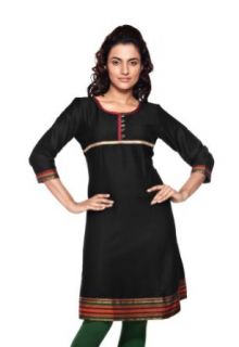 Rangmanch Women's Indian MixNMatch Kurta Black X Large at  Womens Clothing store: World Apparel