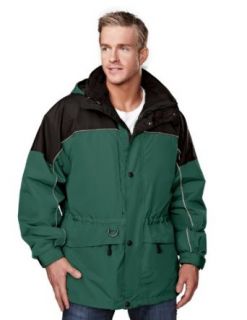 Colorado Nylon 3 in 1 Parka, Color: Forest Green/Black/Black, Size: Medium at  Mens Clothing store: Down Alternative Outerwear Coats