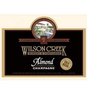 NV Wilson Creek Almond Champagne Sparkling 750mL: Wine