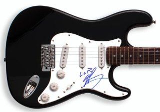 Los Lonely Boys Henry Garza Signed Guitar & Proof PSA DNA Cert Los Lonely Entertainment Collectibles