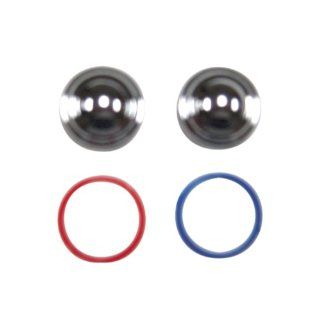 American Standard M962366 0020A Index Button with Hot and Cold Index Rings, Polished Chrome   Faucet Index Buttons  