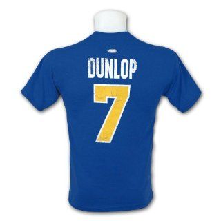 *Slapshot* Charlestown Chiefs Reg Dunlop T Shirt (Blue) S : Sports Fan T Shirts : Sports & Outdoors