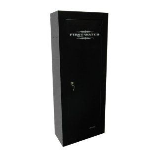 8 Gun Steel Safe Cabinet in Black Finish: Office Products