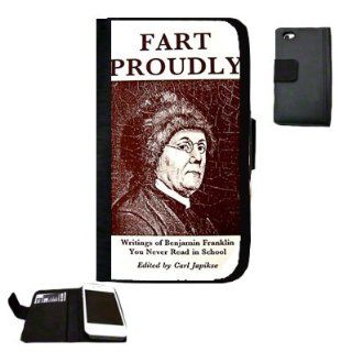 Fart Proudly Fabric iPhone 5 Wallet Case Great Gift Idea: Cell Phones & Accessories