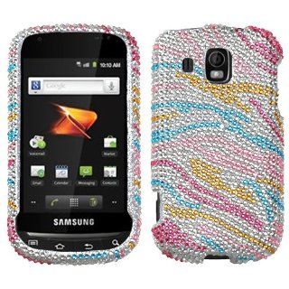 MYBAT Colorful Zebra Diamante Phone Protector Cover for SAMSUNG M930 (Transform Ultra): Cell Phones & Accessories