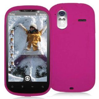 DECORO SILHTCAMAHPK Premium Silicone Case for HTC Amaze 4G   1 Pack   Retail Packaging   Hot Pink: Cell Phones & Accessories